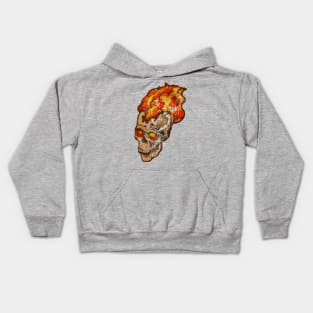 Skull Flamino Kids Hoodie